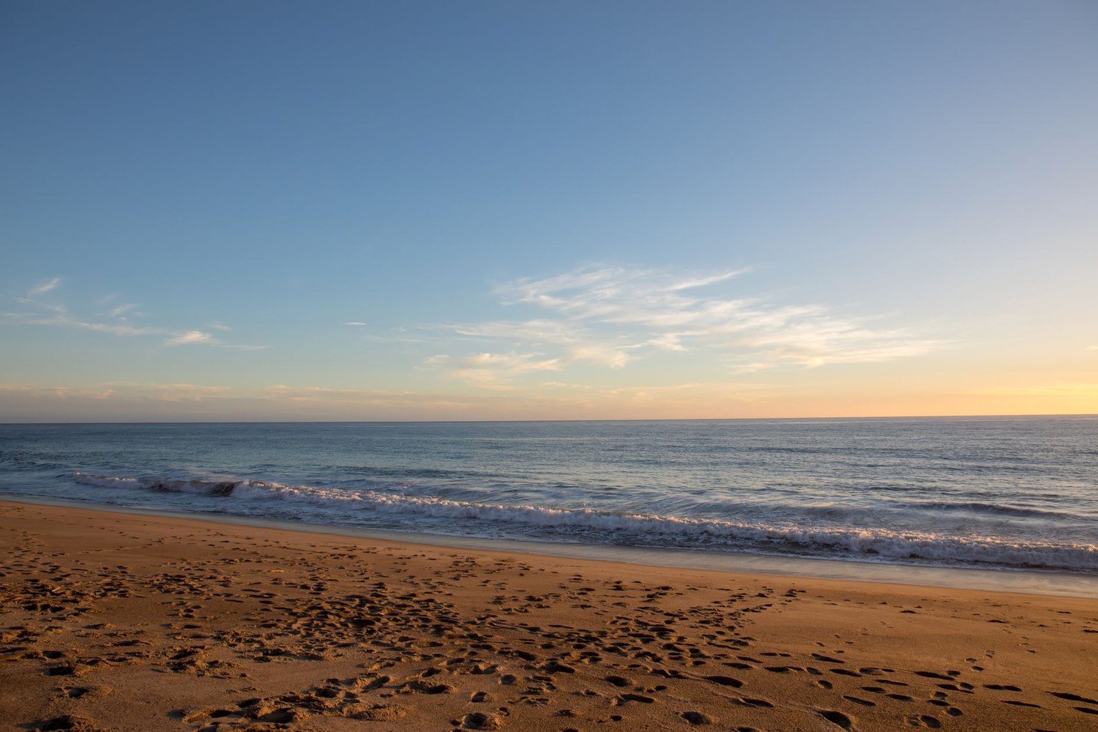 The end of the day, forty minutes west