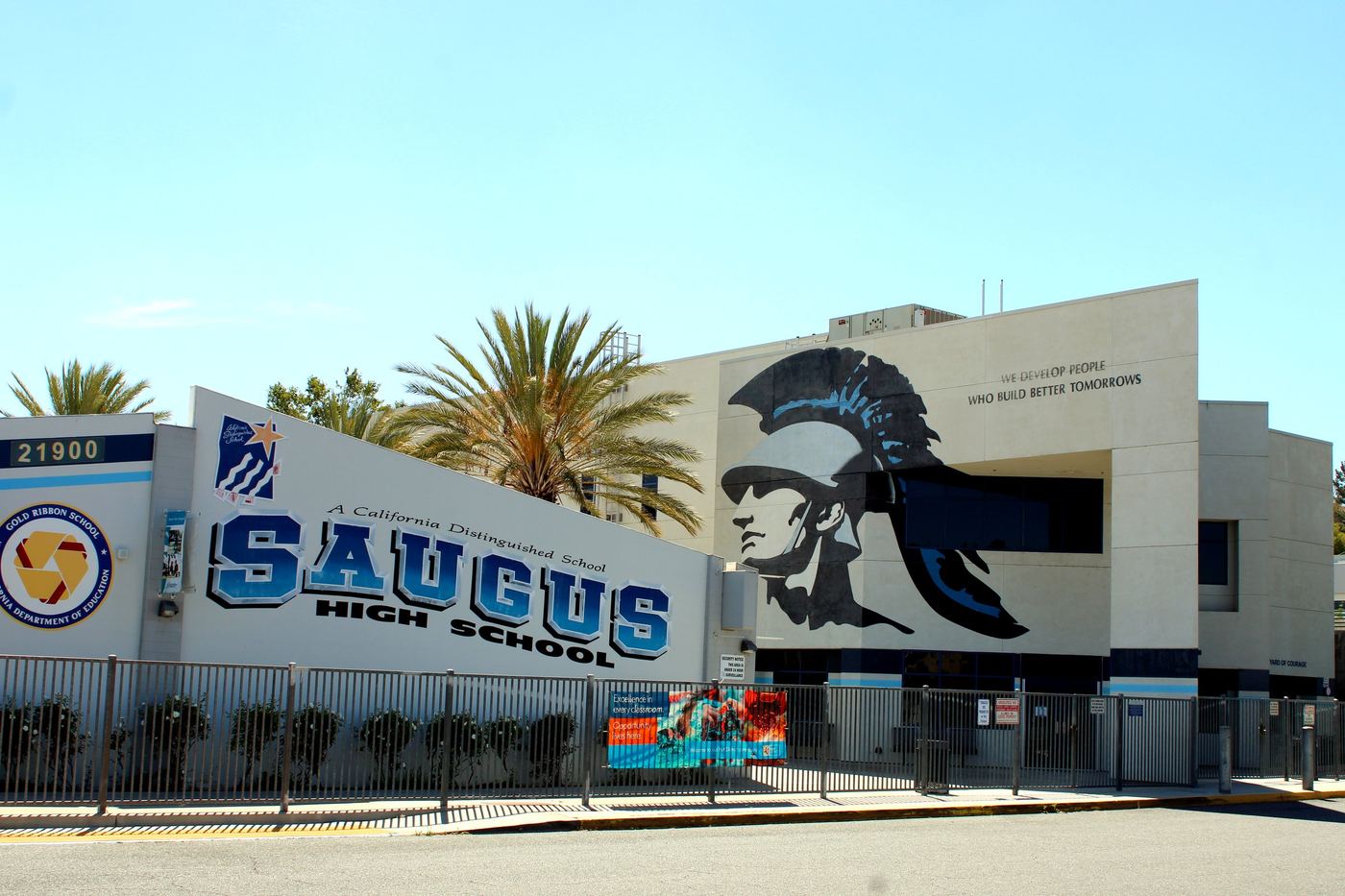 Saugus High School campus exterior in Santa Clarita, California